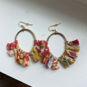 Boho fringe earrings